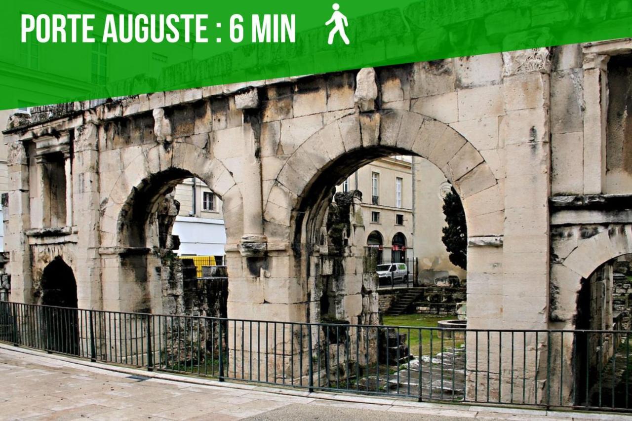 Appartamento La Balade Nimoise Center Car Park Ac Nîmes Esterno foto