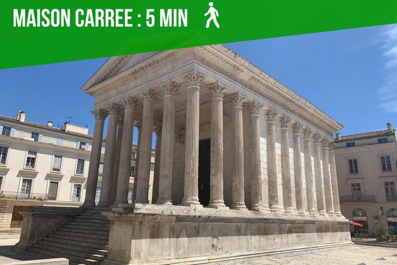 Appartamento La Balade Nimoise Center Car Park Ac Nîmes Esterno foto